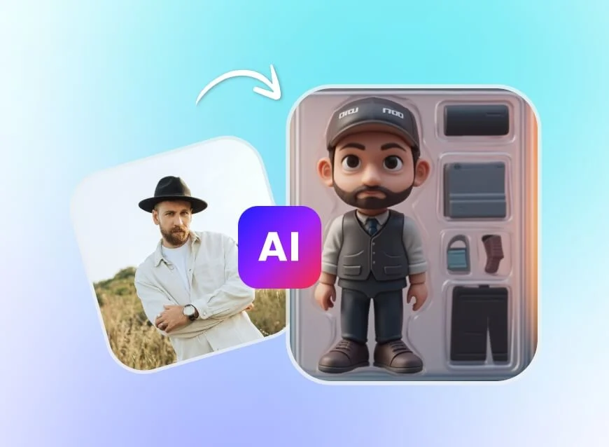 Realistic human character figure